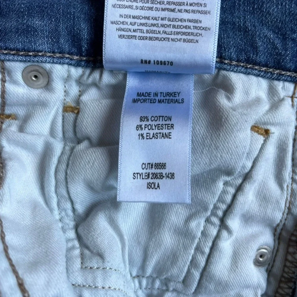 Citizens of Humanity Isola Jeans Medium Wash Raw Hem‎ High Rise size 30